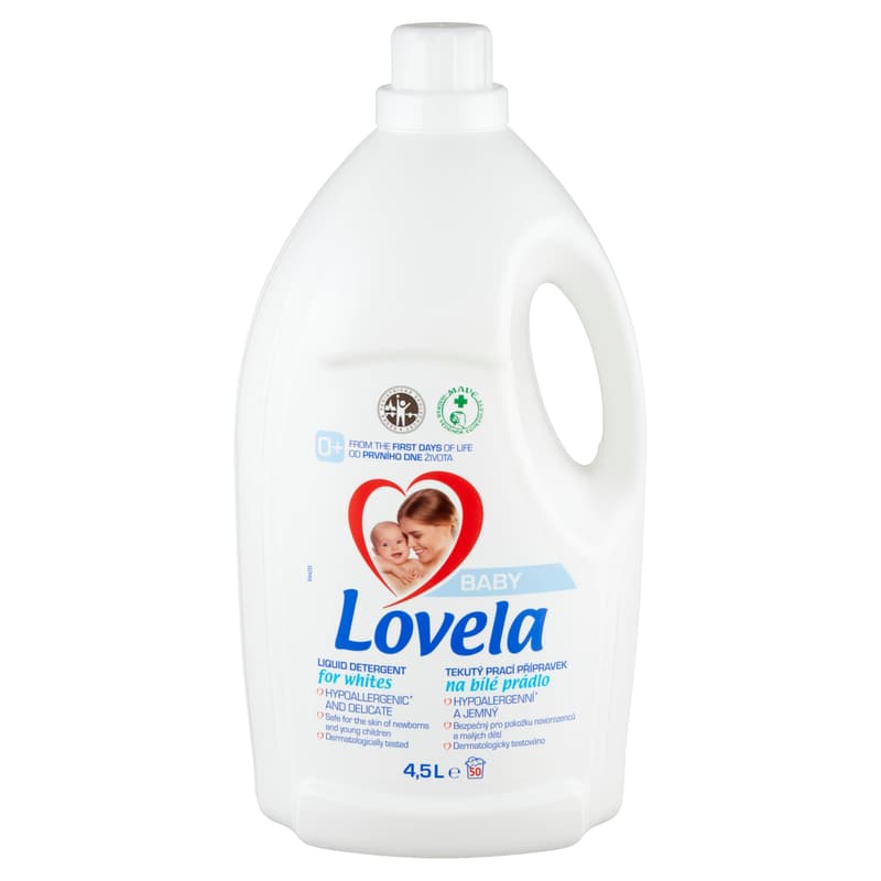 Lovela Baby Hypoallergenic Washing Liquid for white clothes, 4,5l (50 washings)