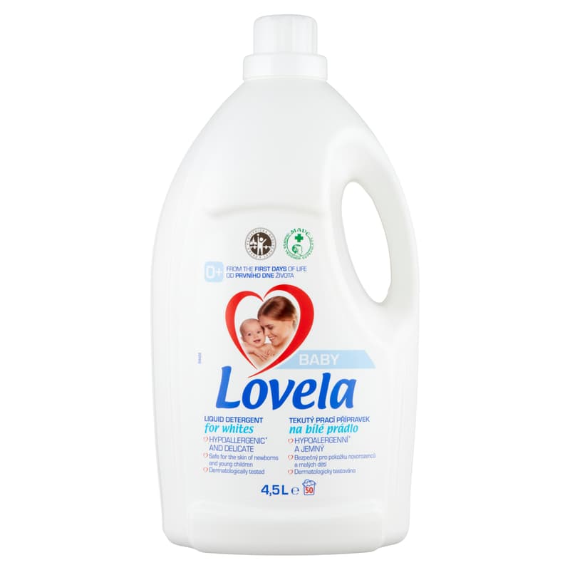 Lovela Baby Hypoallergenic Washing Liquid for white clothes, 4,5l (50 washings)