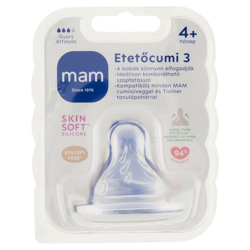 MAM Teat 4+ months B3 fast flow