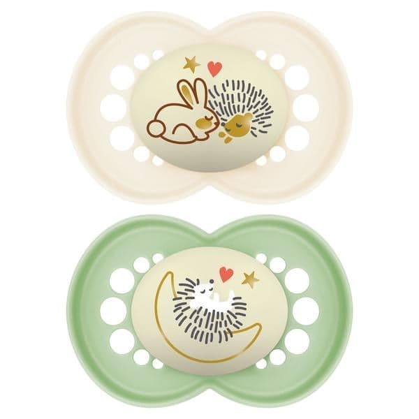 MAM Original Night pacifier DOUBLE 6+ months unisex