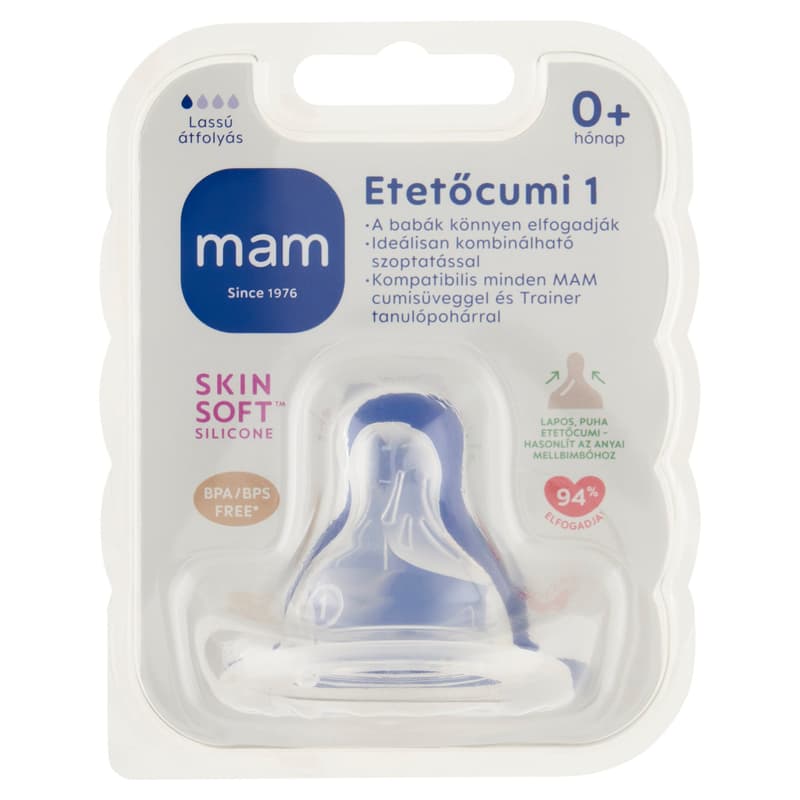 MAM Teat 0+ months (1) slow flow