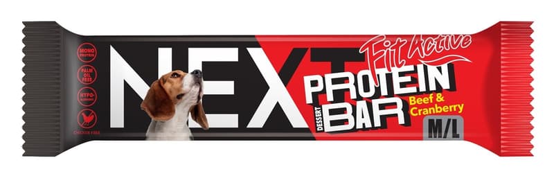 FitActiveNEXT Protein dessert Bar 55g Beef&Cranberry