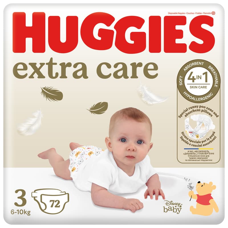 Huggies Extra Care (3) Mega P72x2