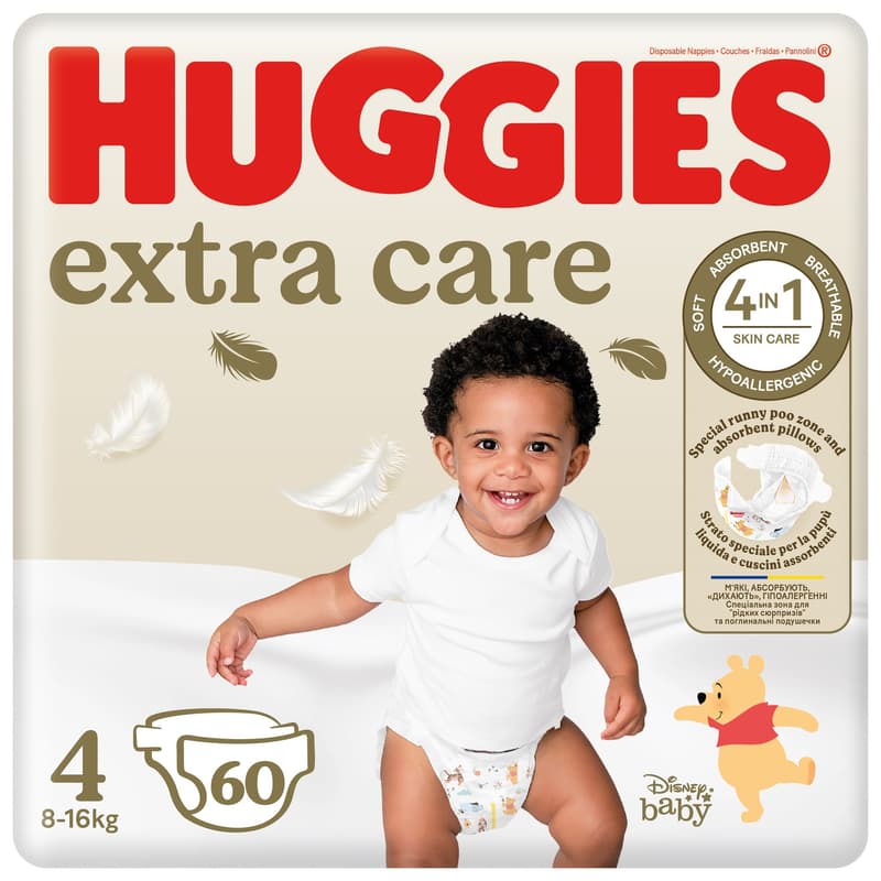 Huggies Extra Care (4) Mega P60x2