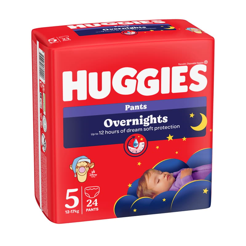 Huggies Pant (5) Overnight Lullaby 24pcs