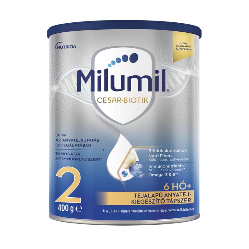 Milumil Cesar-Biotik 2 anyatej-kiegészítő tápszer - 6 hónapos kortól