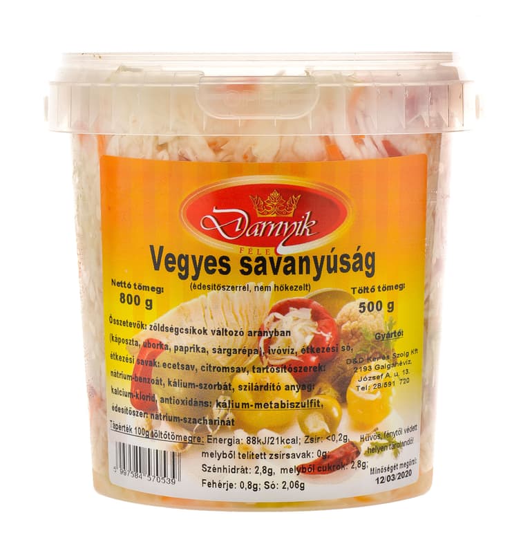 Darnyik mixed pickles, small bucket