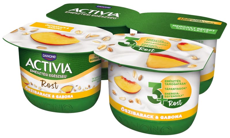 Danone Activia Peach-Musli Yoghurt (4x120g)