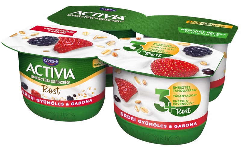 Danone Activia Forest Fruit-Cereal Yoghurt (4x120g)