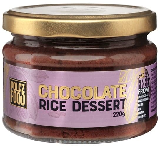 Chocolate rice dessert