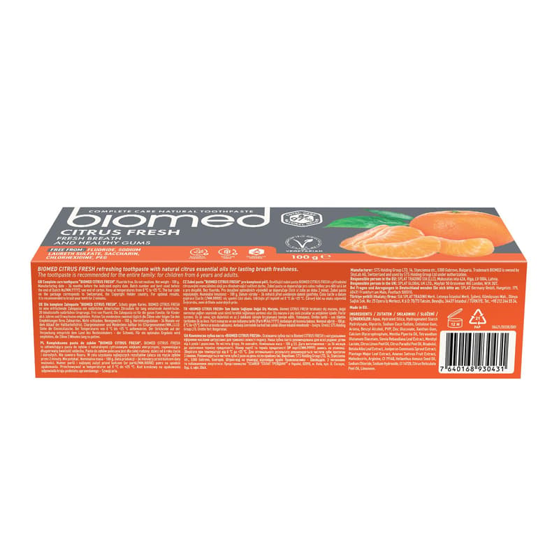 Biomed Citrus Fresh toothpaste