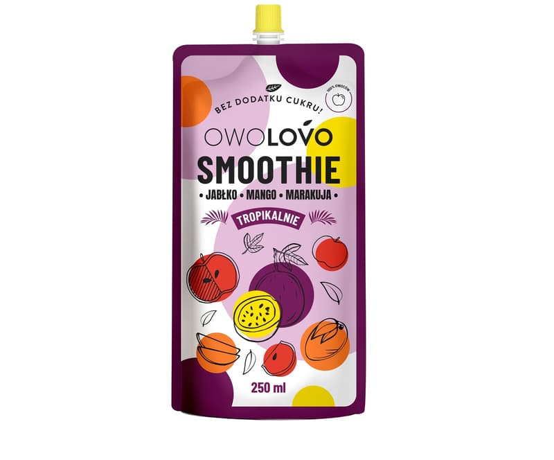 Owolovo Apple-Mango-Passionfruit Smoothie