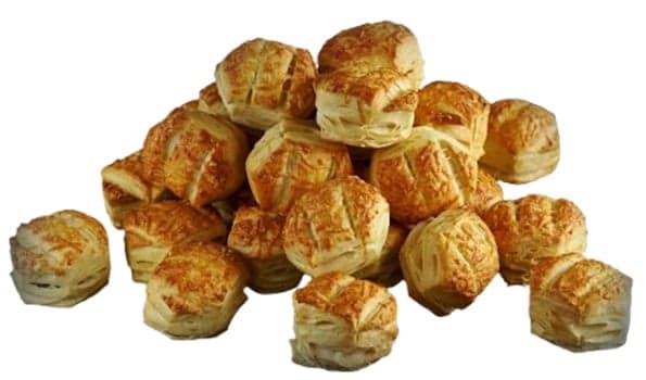 Speisekammer frozen puff pastry with sour cream