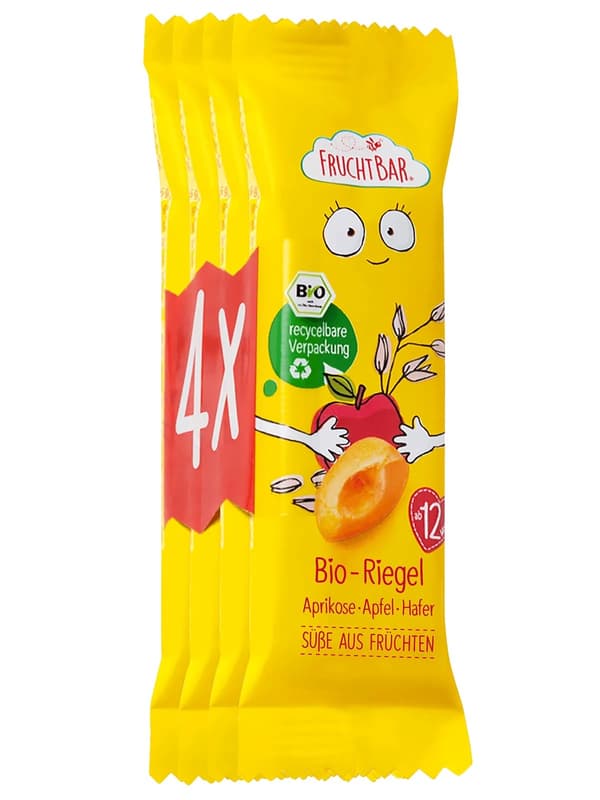 Fruchtbar BIO Oat Bar - Apricot · Apple 12 months