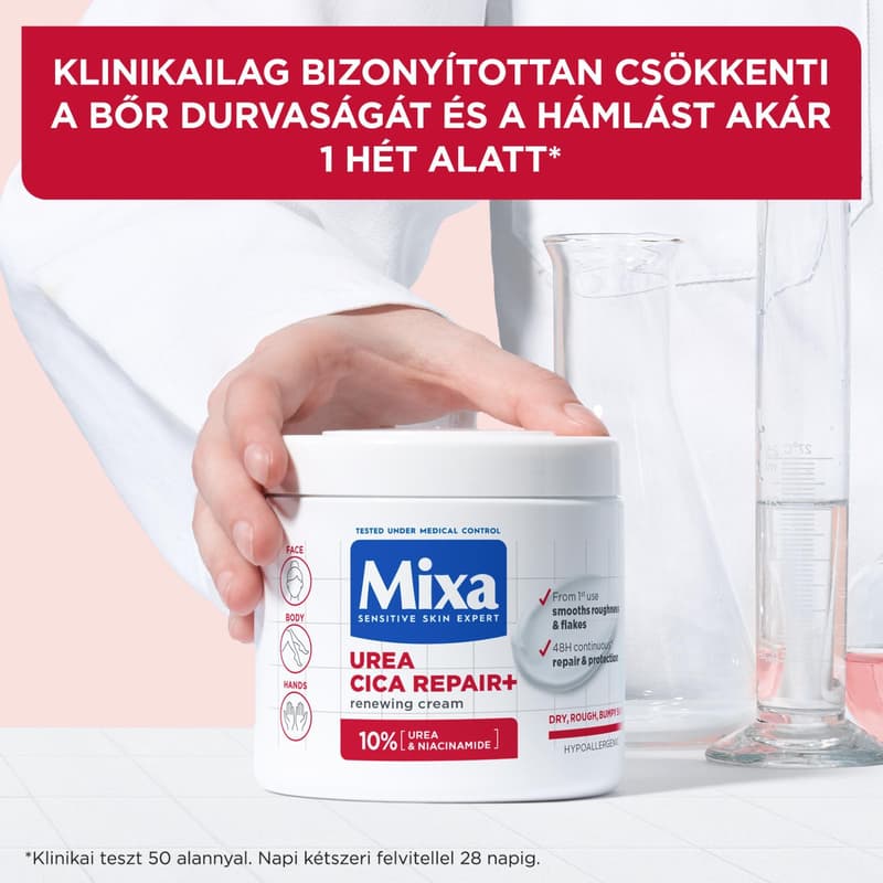 Mixa regeneráló testápoló száraz, durva bőrre