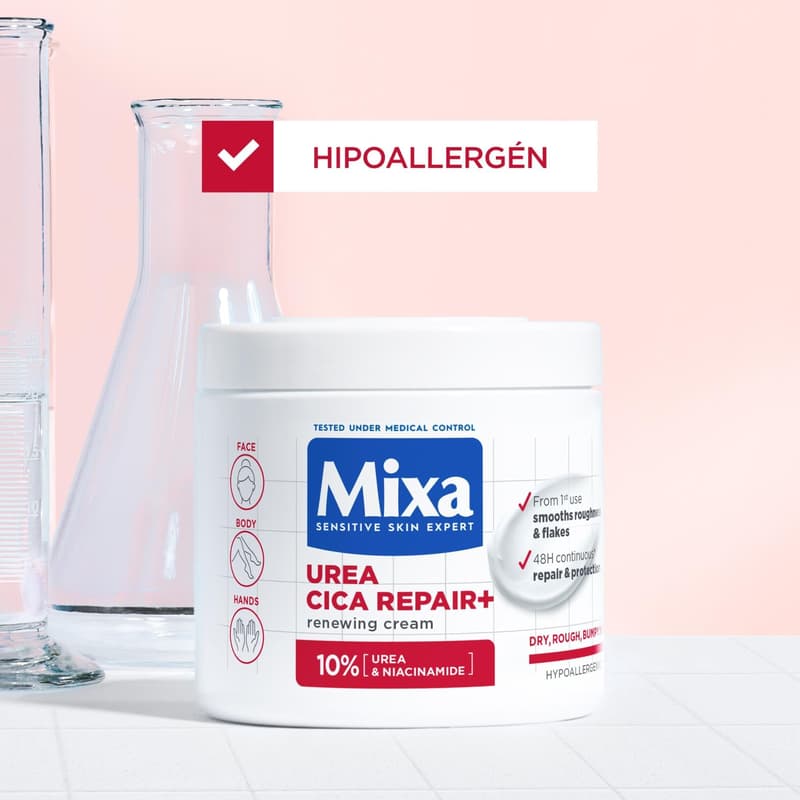 Mixa regeneráló testápoló száraz, durva bőrre
