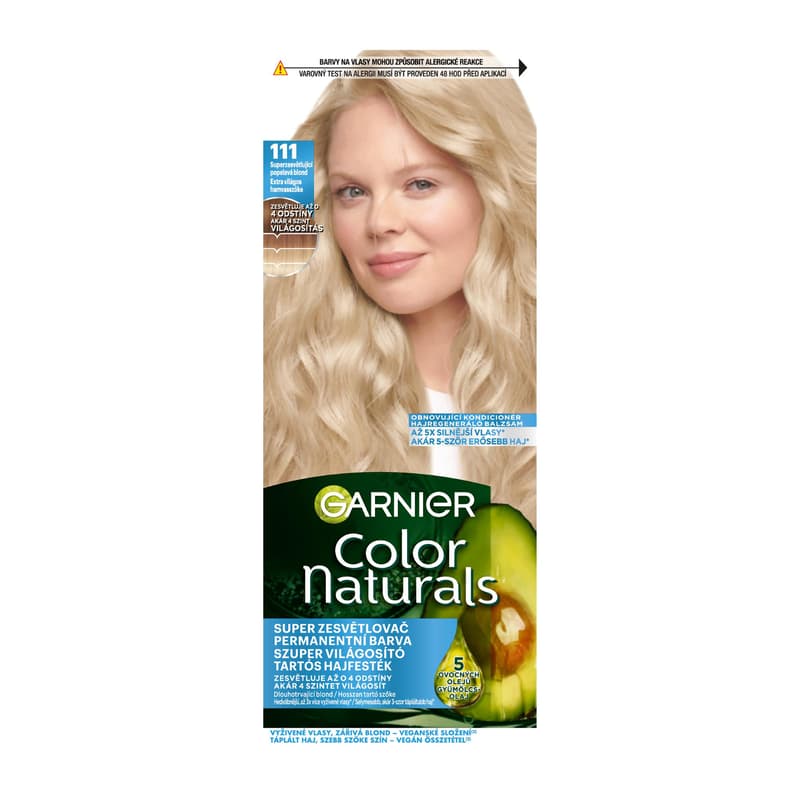 Garnier Color Naturals Permanent Hair Dye 111 Extra Light Ash Blonde