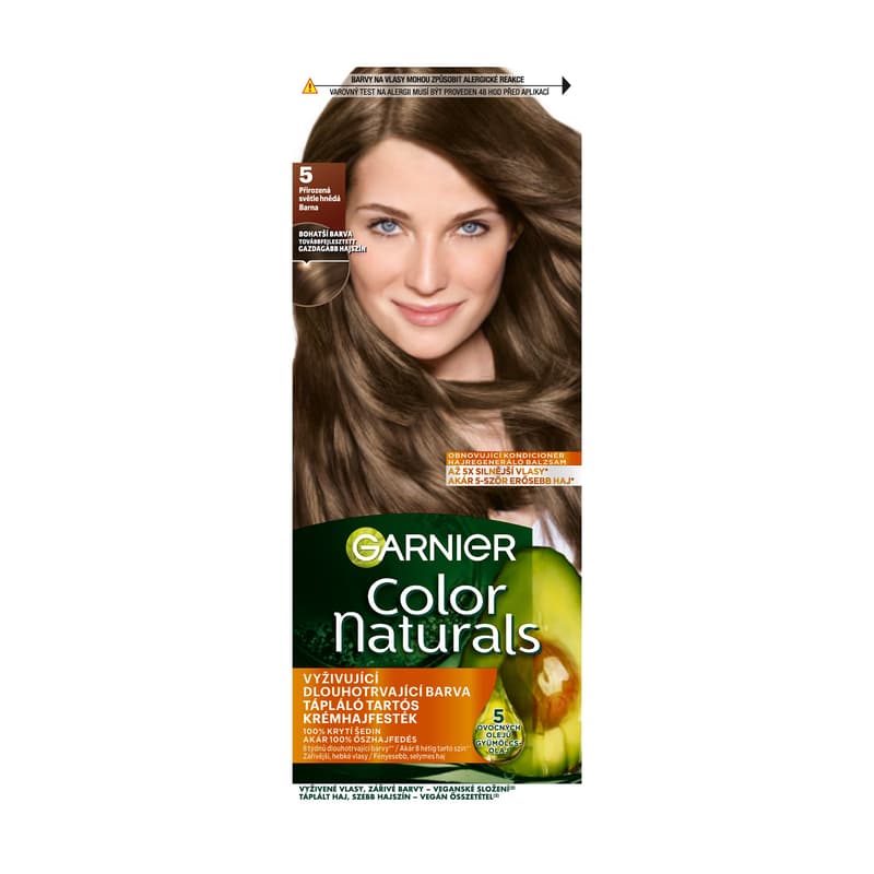 Garnier Color Naturals Permanent Hair Dye 5 Brown