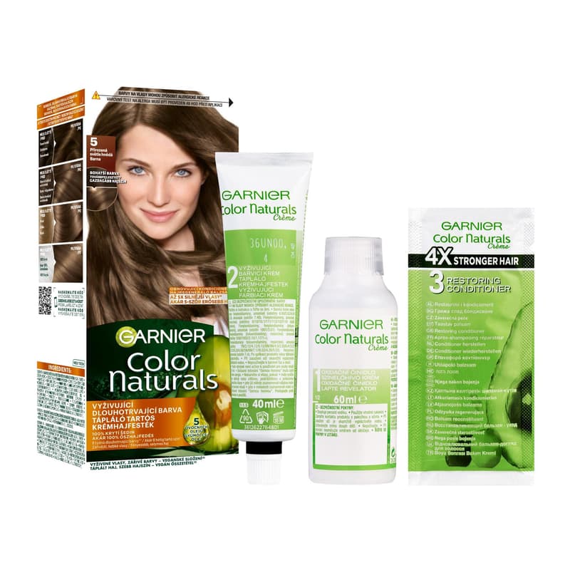 Garnier Color Naturals Permanent Hair Dye 5 Brown