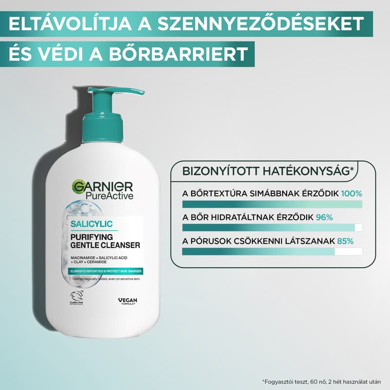 Garnier Pure Active Hydrating Facial Cleanser Against Skin Imperfections