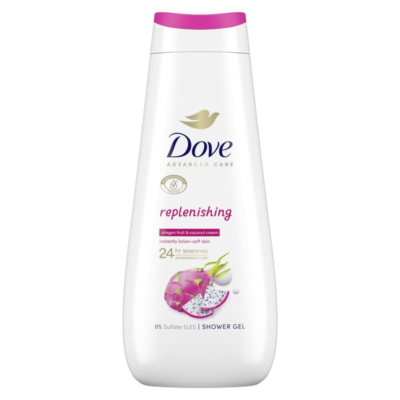 Dove Advanced Care Replenishing női krémtusfürdő, 400 ml