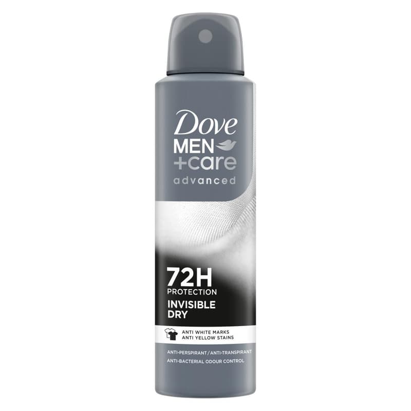 Dove Men+Care Invisible Dry férfi izzadságátló dezodor, 200 ml