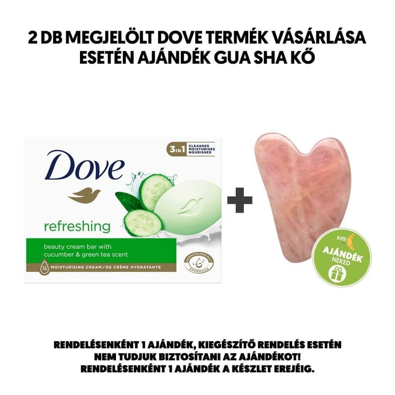 Dove Refreshing krémszappan, 90 g