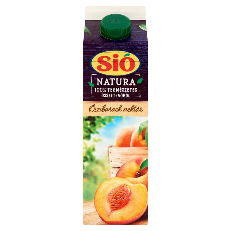 Sió Natura fibrous peach nectar