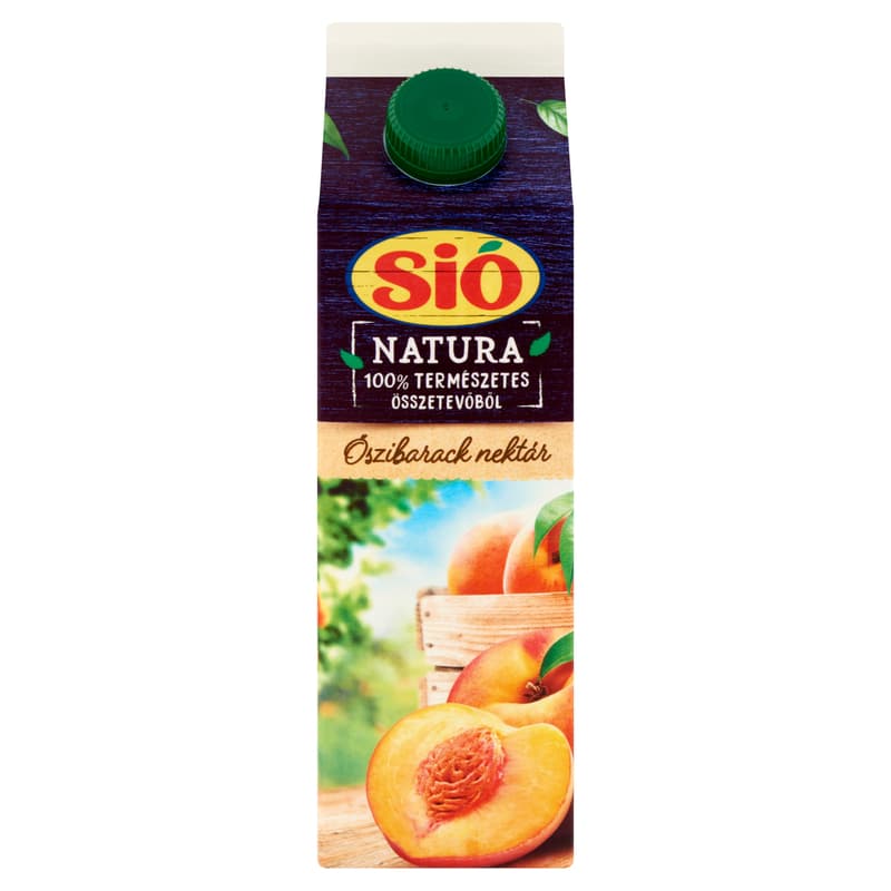 Sió Natura fibrous peach nectar