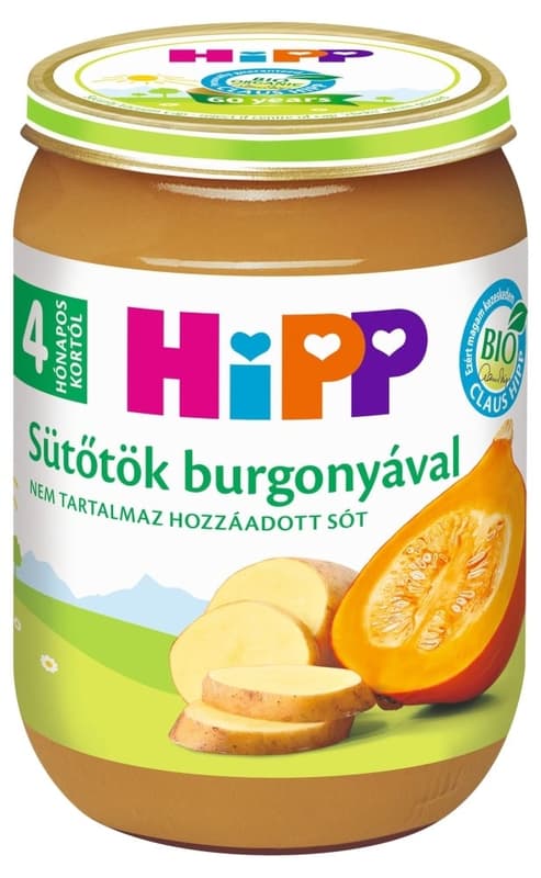 Hipp BIO Pumpkin with Potatoes, from 4 months
