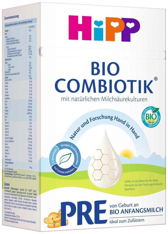HiPP Pre Bio Combiotik tejalapú anyatej-helyettesítő tápszer, újszülött kortól