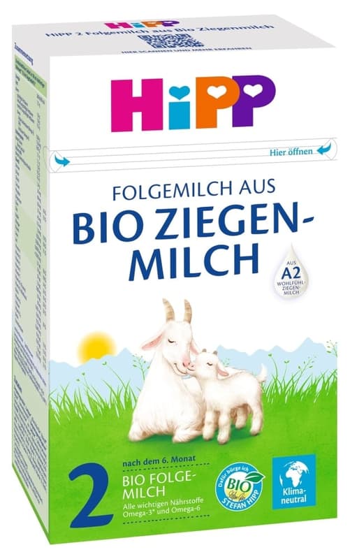 Hipp 2 BIO Kecsketejalapú anyatej-kiegészítő tápszer, 6 hónapos kortól
