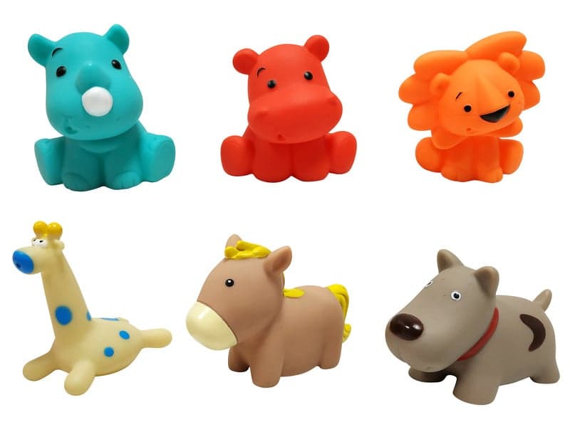 Vinyl Animals,6pcs