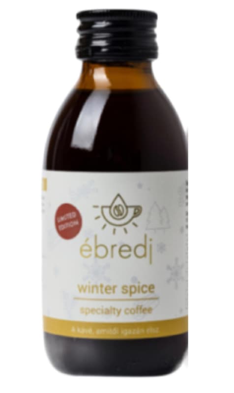 Ébredj - Palackozott specialty cold brew kávéital - Winter spice