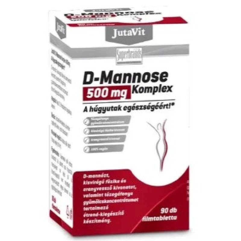 JutaVit D-Mannose Complex 500mg film-coated tablets 90 pcs