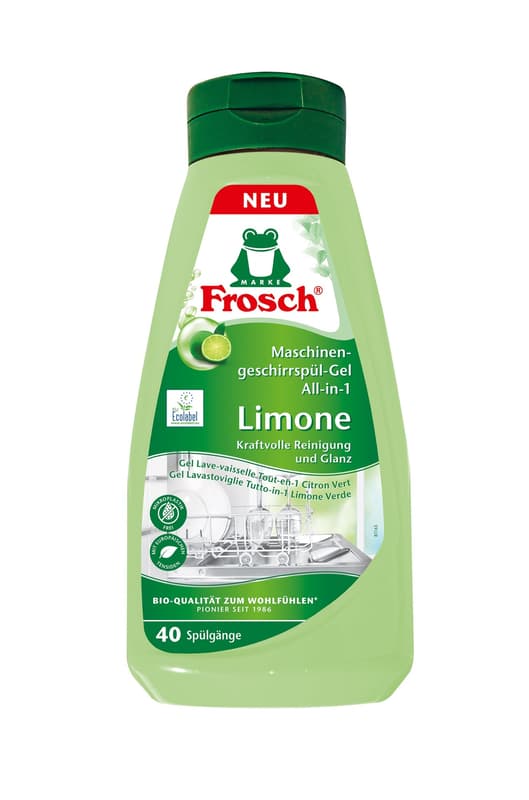 Frosch Automatic Dishwashing Gel All-in1 Green Lemon