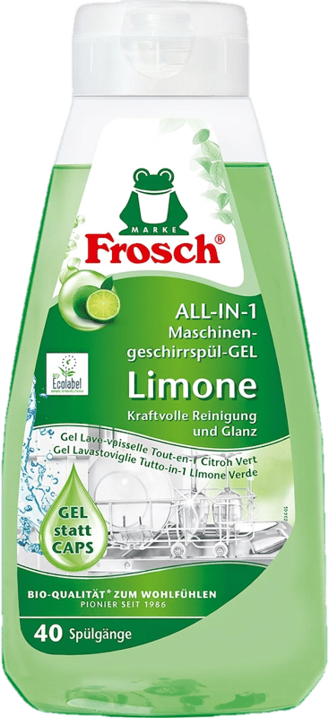 Frosch All-in-1 gépi mosogatógél - Zöldcitrom 650ml