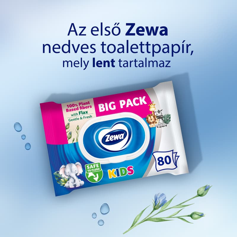 Zewa Kids Bigpack nedves toalettpapír