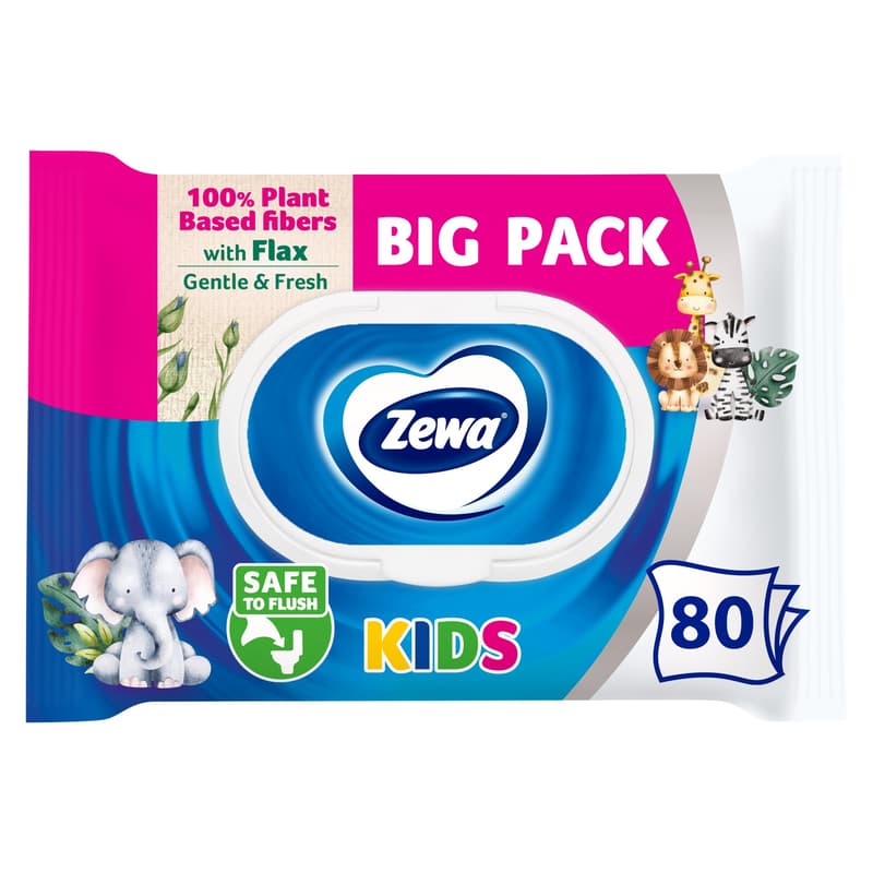 Zewa Kids Bigpack nedves toalettpapír