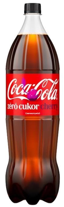 Coca-Cola Zero Cherry cola-flavored energy-free carbonated soft drink with cherry flavor