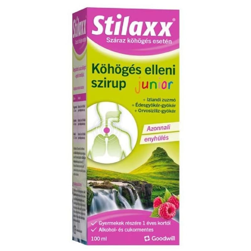 Stilaxx Junior szirup köhögés ellen 100ml