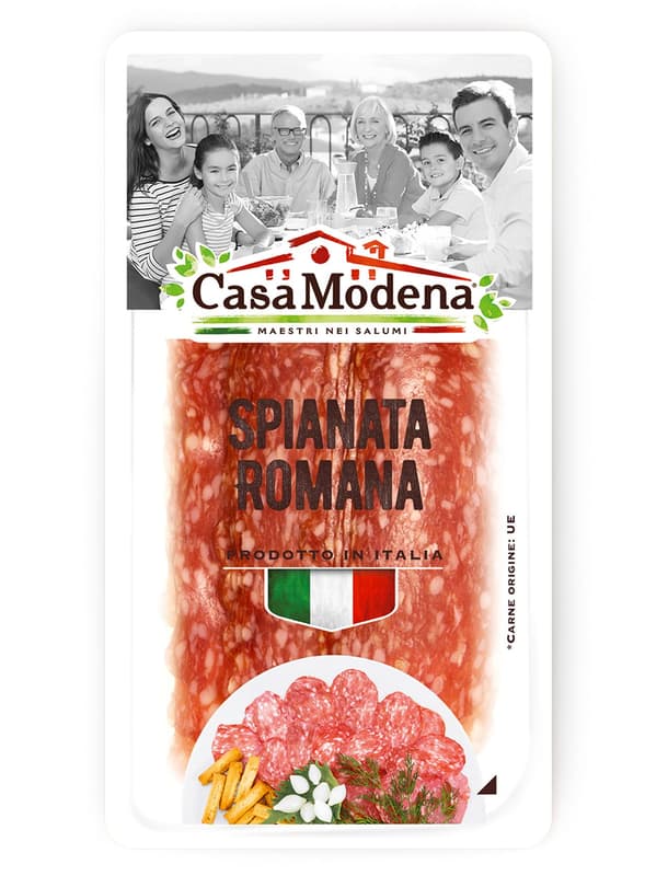 Spianata Romana Olasz szeletelt szalámi