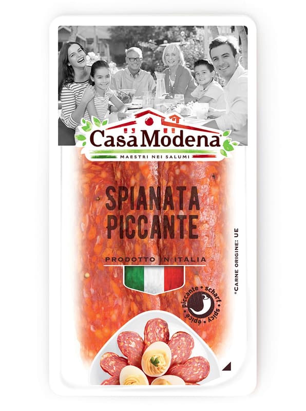 Spianata Piccante (Calabra) Hagyományos olasz fűszeres szalámi