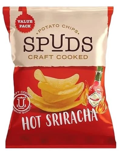 Spuds "Hot Sriracha" potato chips