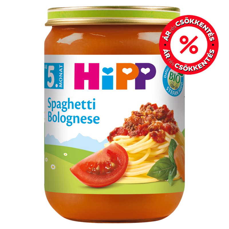 Spaghetti Bolognese, from 5 months