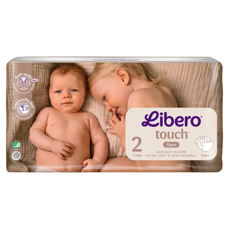 Libero Touch 2 STANDARD pelenka 3-6 kg (2-es méret)