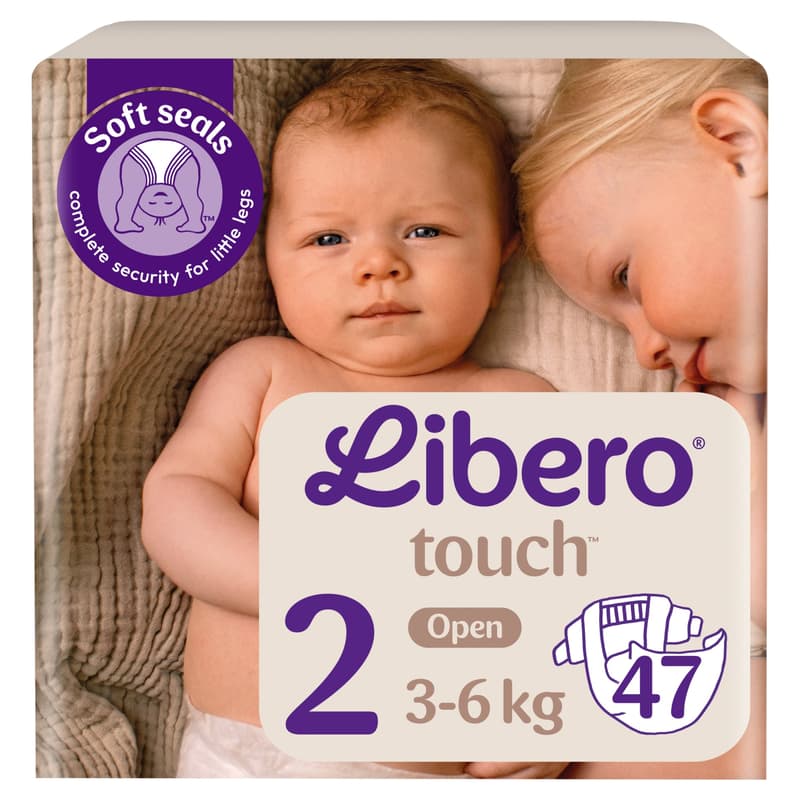 Libero Touch 2 STANDARD pelenka 3-6 kg (2-es méret)