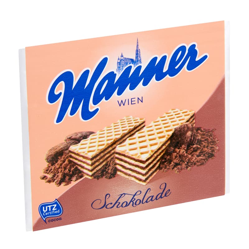 Waffle slices filled with continental chocolate cream