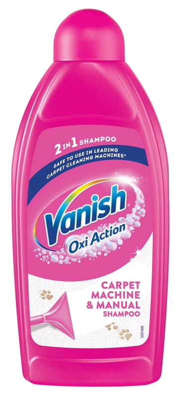 Vanish Oxi Action Automatic Carpet and Upholstery Cleaner Shampoo, 500ml