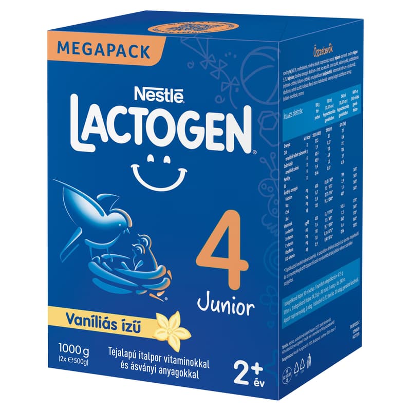 Lactogen 4 Junior Vanilla flavoured milk-based drink powder with vitamins and minerals from 24 months 1000 g